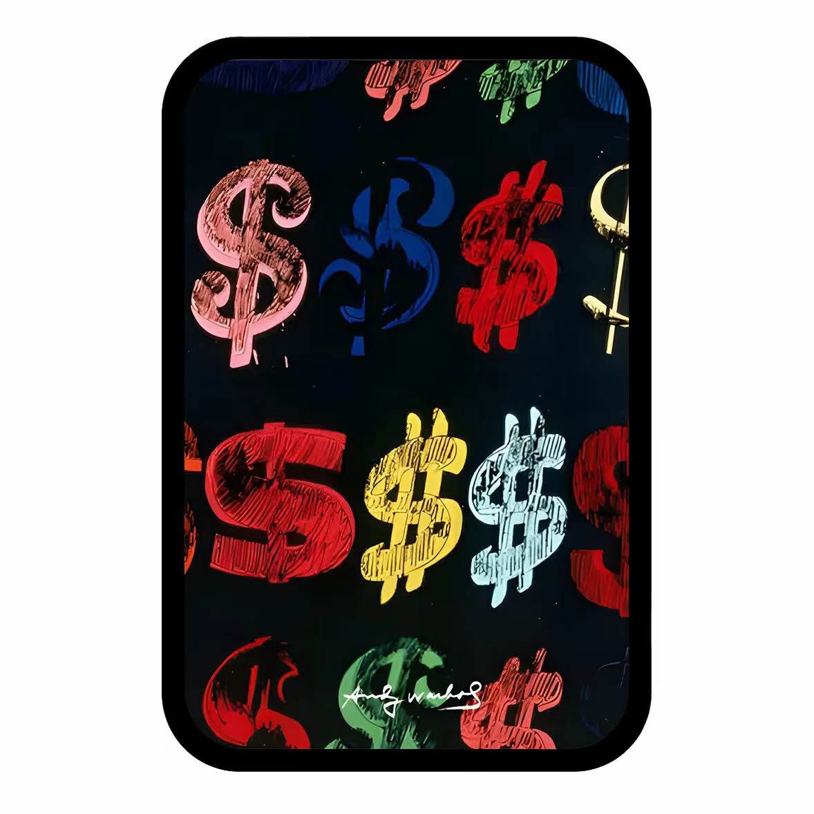 Colored Coin Characters Magnetic Phone Grip Card Holder Stand for IPhone 12 13 14 15 16 17 18 Pro Max Case