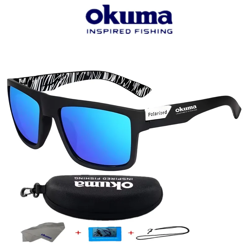 Okuma Polarisierte Sonnenbrille UV400 Angelbrille für Herren Damen Outdoor-Sport Radfahren Jagd Autofahren – Detail 10