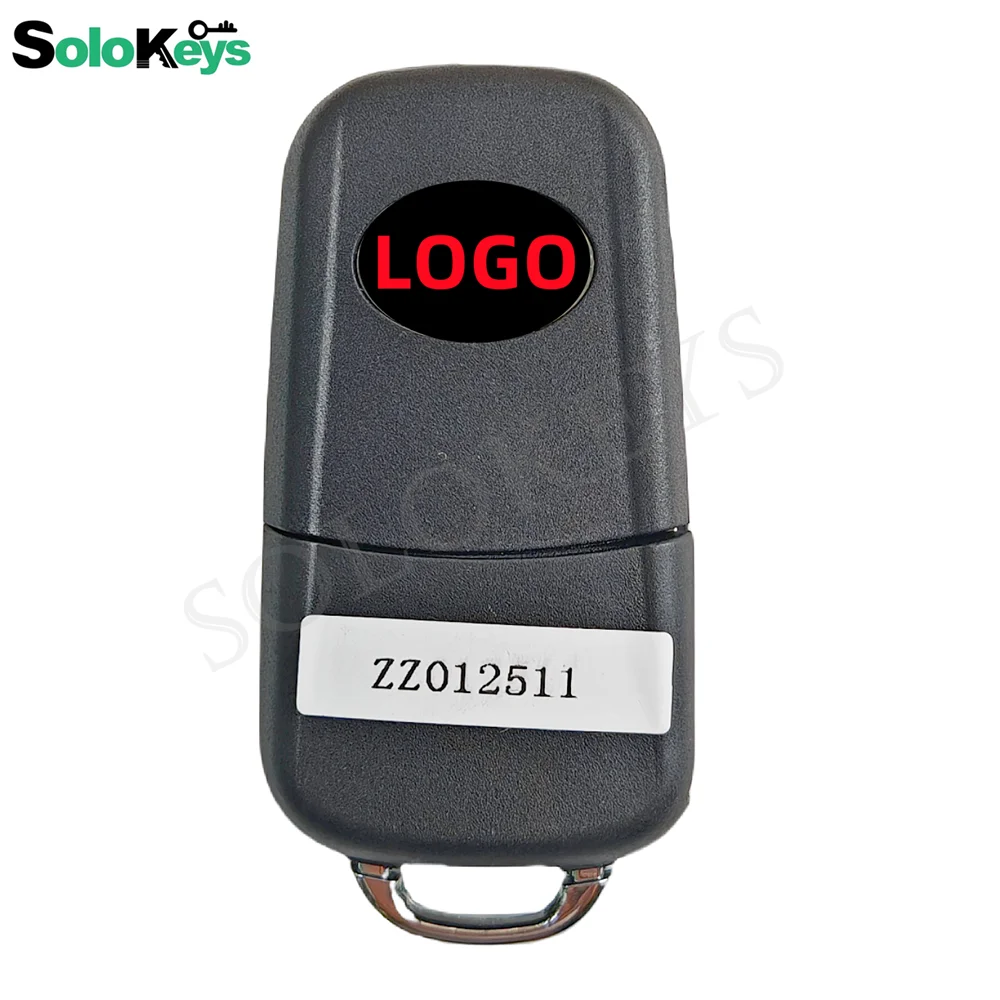 SOLOKEYS Part Number: S3674300 For Lifan X50 X60 Original Folding Remote Control Key 3 Buttons 433MHz ASK Without chip With LOGO