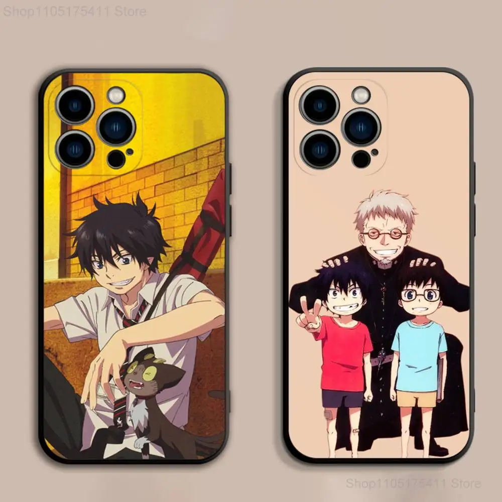 

O-Okumura R-Rin Anime Phone Case For iPhone 17,16,15,14,13,12,Pro,Max,Plus,E,SE4,Air,Mini Black Soft Cover
