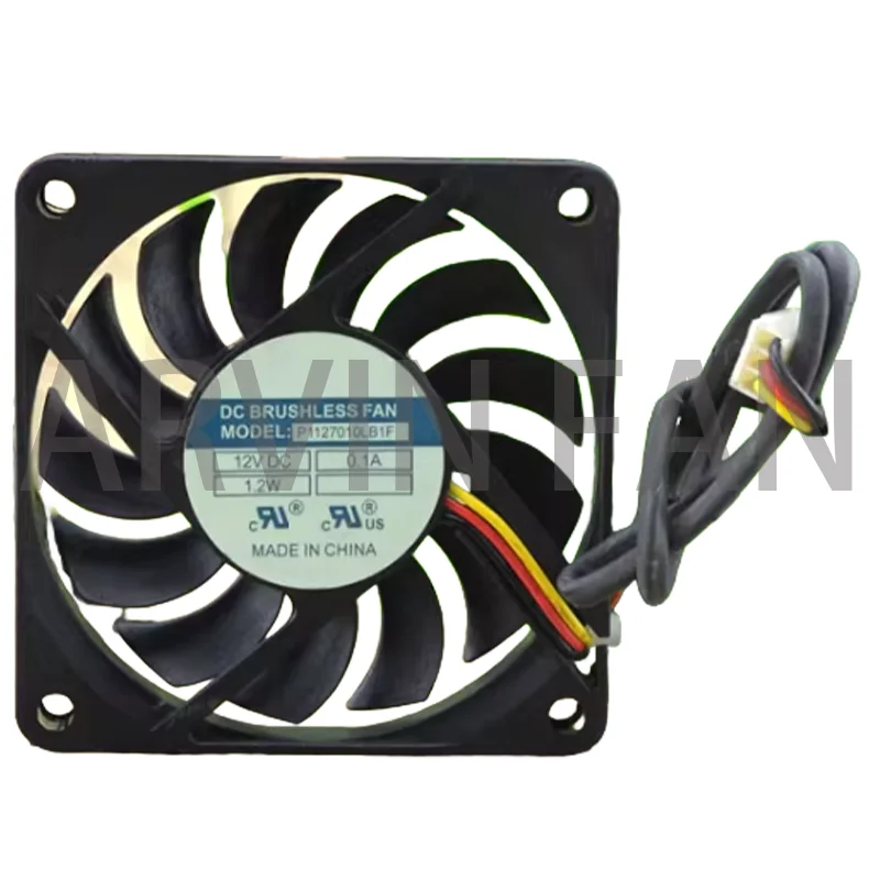 

P1127010LB1F 12 В 0,1 А 7 см охлаждающий вентилятор для материнской платы с вилкой 3P