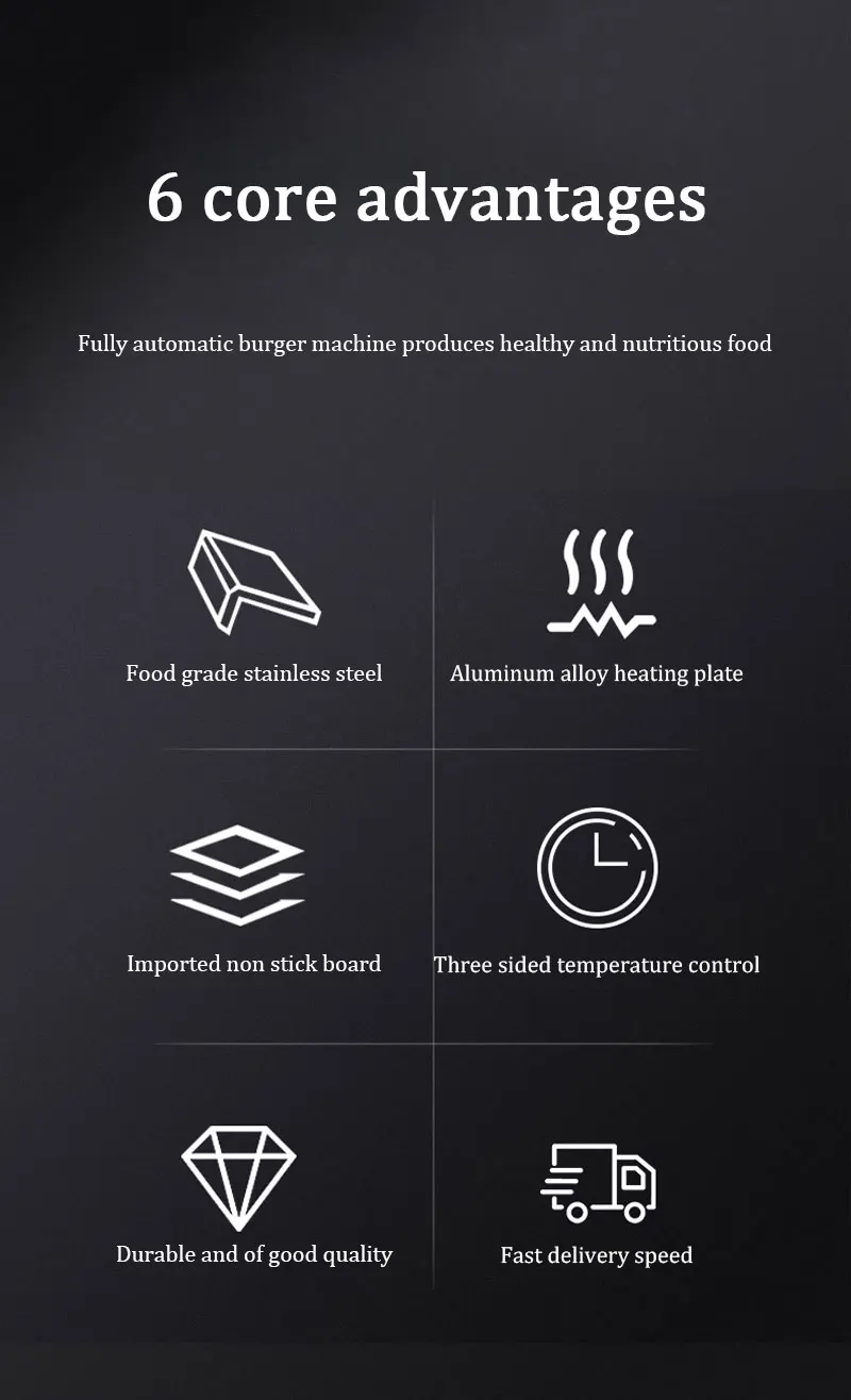 

Многофункциональный магазин гамбургеров, вертикальная машина для выпечки гамбургеров для выпечки хлеба, быстрый нагрев, машина для выпечки гамбургеров