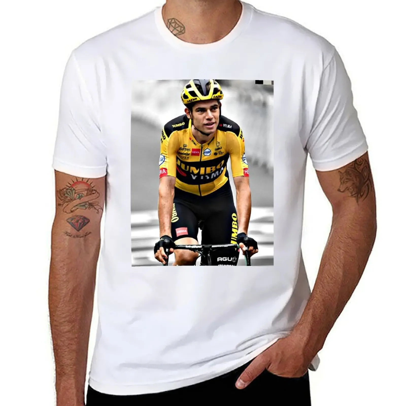

Wout van Aert in action! T-Shirt mens graphic t shirts t shirt man casual T-Shirt