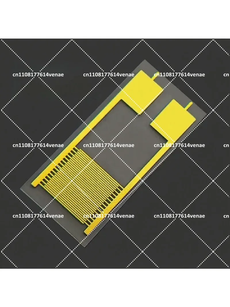 Flexible Interdigital Electrode PET Capacitance Array Sensor Chip for Gas Humidity Detection 50 Micron