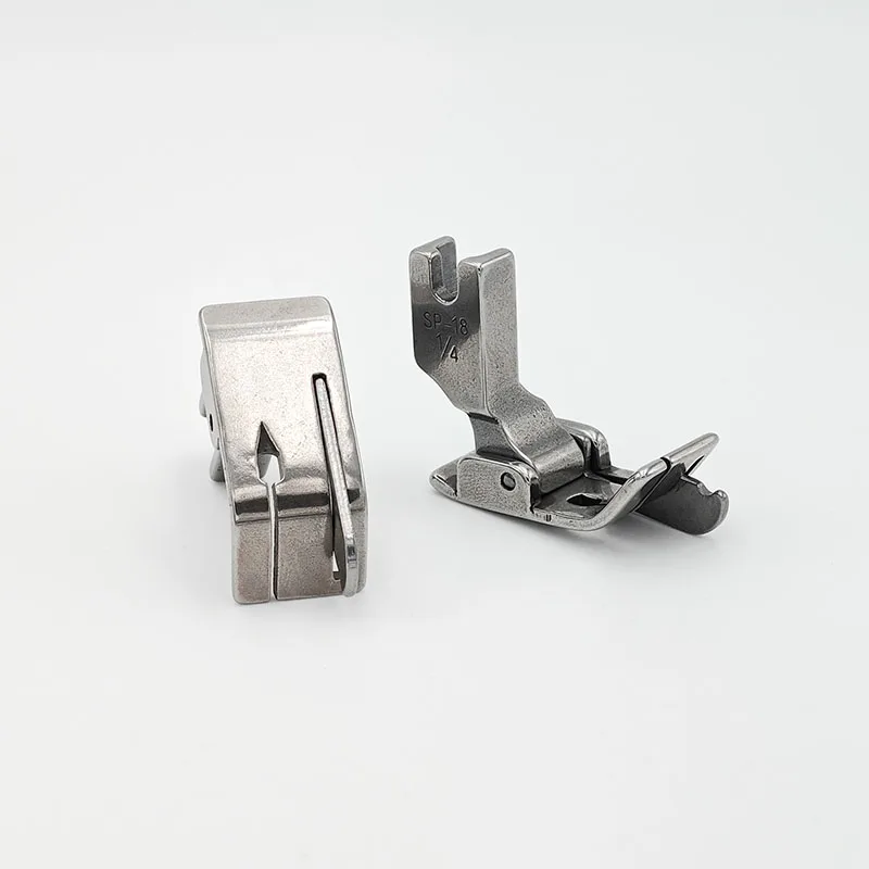 SP-18 Right/Left Edge Guide Metal Presser Foot Industrial Sewing Machine Flat Car Edge Single Needle Sewing Machine Accessories