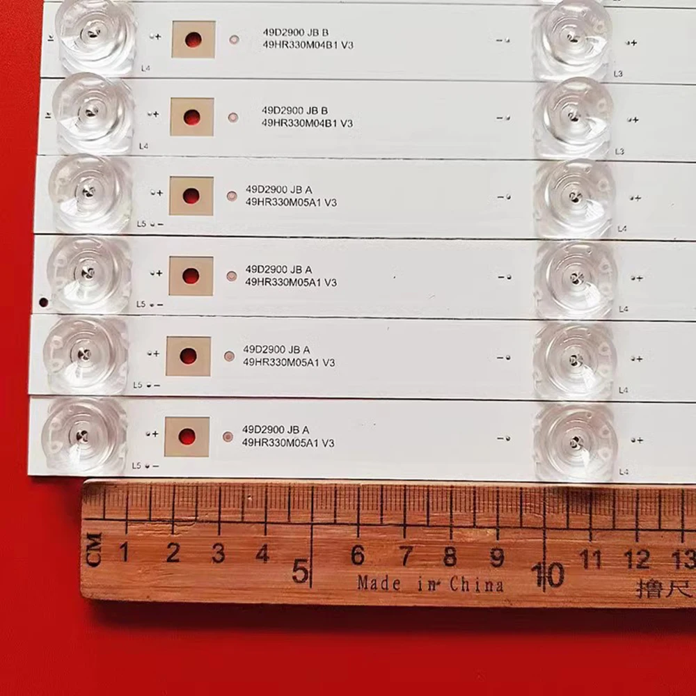 8/32PCS LED Backlight strip apply to TCLl 49P4 49D2900 49HR330M04B0 49UC6316 49UC6406 49UC6416 49UC6426 49UC6306 49UC6326