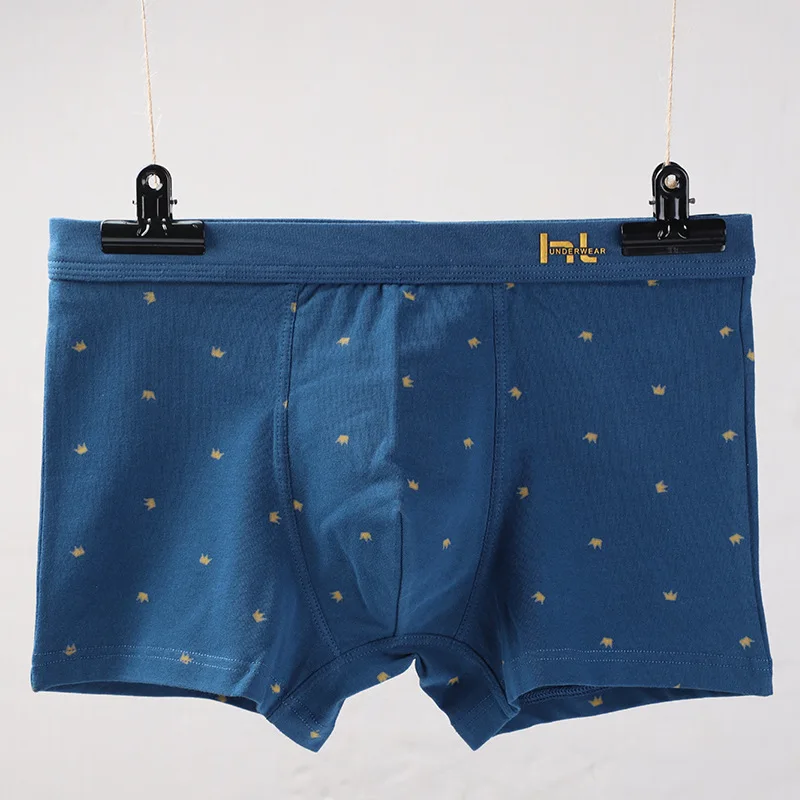 HuiLu Cotton Men's Underwear Boxers, 4pcs Multipack