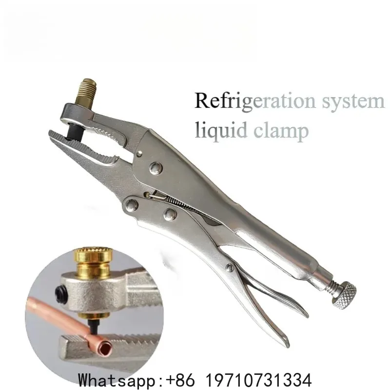 

Air Conditioner Refrigerant Recovery Pliers with 1/4" SAE Interface, Durable Efficient and Eco-Friendly Tool for Refrigeration T