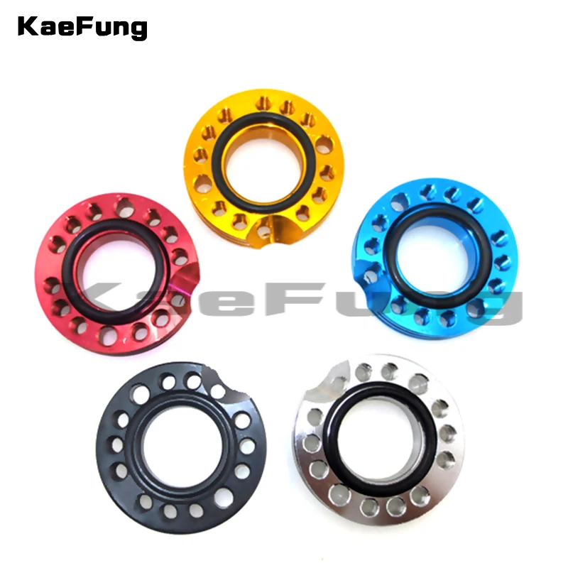 

motorcycle parts 28mm CNC Carb Carburetor Inlet Manifold Adjuster Universal flange Spinner Plate Adaptor For Pit Dirt Bikes