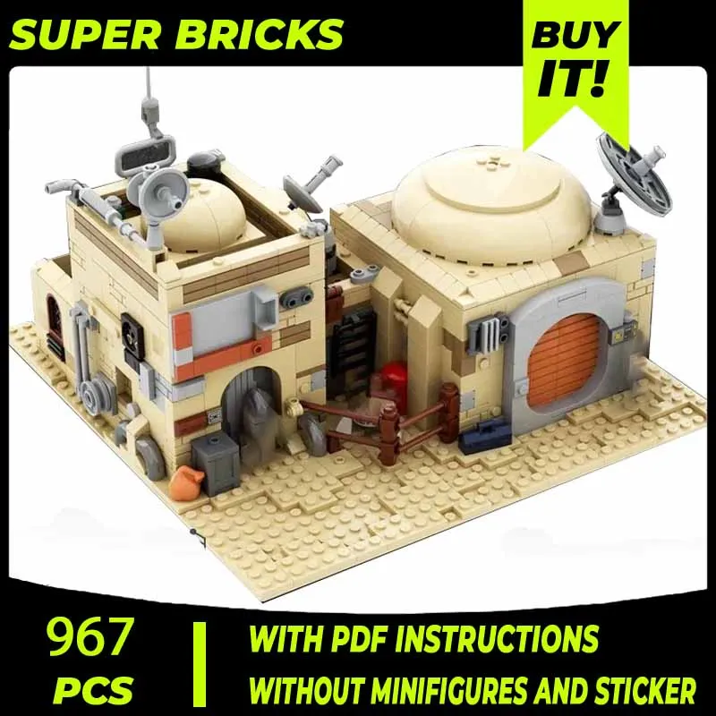 Popolare Star Movie Model Moc Building Bricks Space Desert Town Technology blocchi modulari regali giocattoli di natale set fai da te assemblaggio