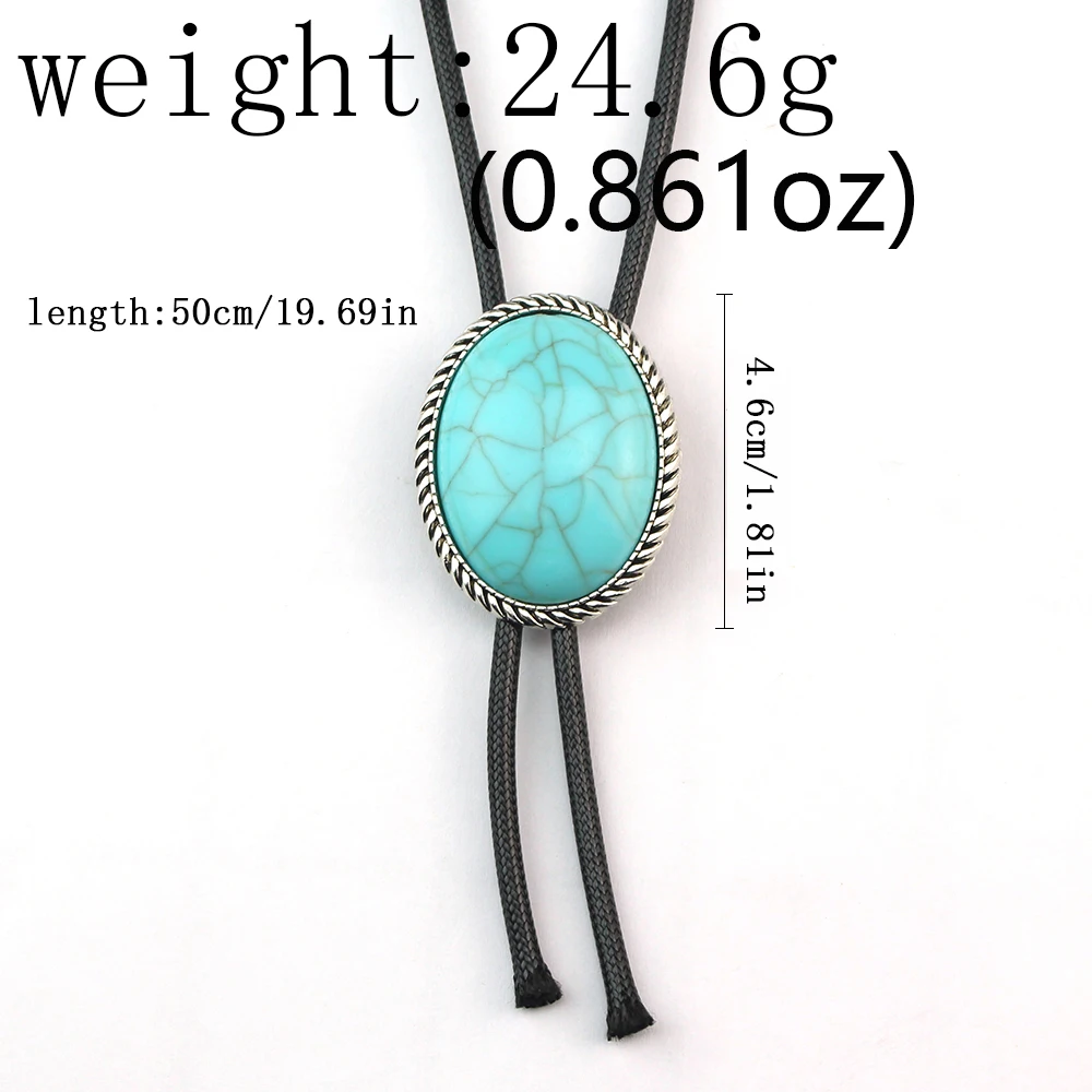 ربطة عنق بولو كلاسيكية مصنوعة يدويًا من الفن الغربي مصنوعة يدويًا من خليط معدني هندي على شكل مثلث من الحجر الطبيعي للرجال والنساء #6