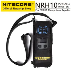 NTIECORE Coldre Portátil EMR10 Mosquitos Repeller, Repeller Mats, Internal Mesh Bag, Bolsa Lateral da Bateria, NRH10 600D, 21700