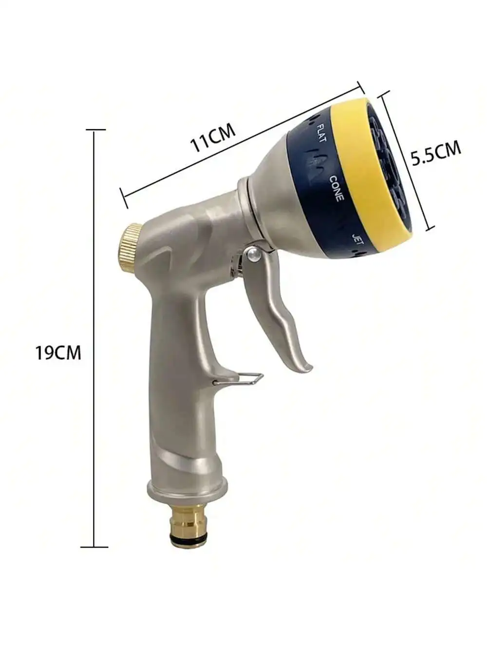 1PC wielofunkcyjny pistolet do mycia podlewanie ogrodu w gospodarstwie domowym, 8-funkcyjny pistolet do mycia metalowy samochód, bardzo wygodny 。