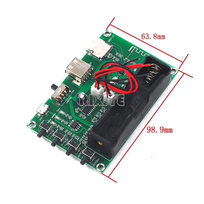 PAM8403 Bluetooth Amplifier Audio Board 2*3W/5W 2.0 Channel Stereo Audio Amplifier Lithium Battery Holder Speaker Diy A150 A153