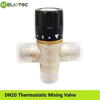 DN20 DN25 DN32 Thermostatic Mixing Valve with Male Screw for Hot Water System and Bathroom Faucet Thermostatic Valve