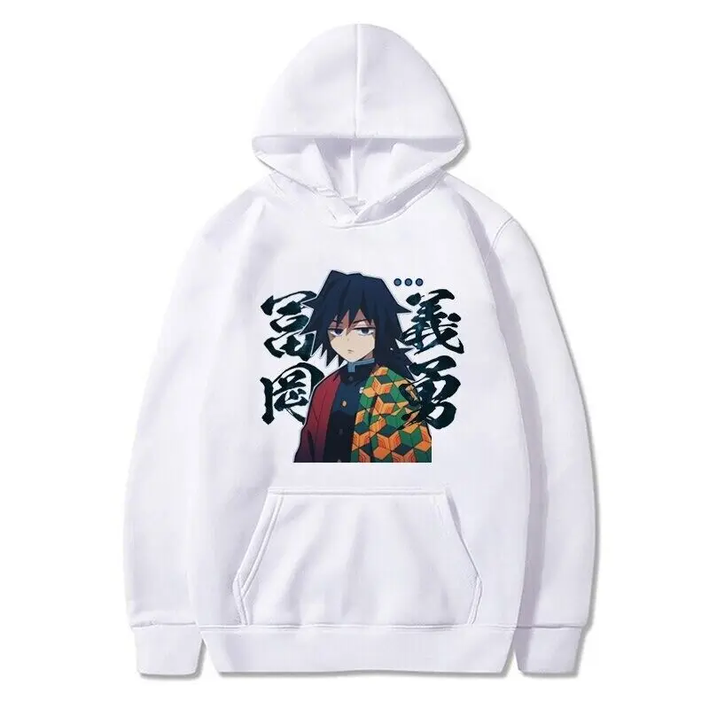 Giyu Tomioka Demon Slayer Hoodies Anime Women Men Unisex Sweatshirt Pullover Top