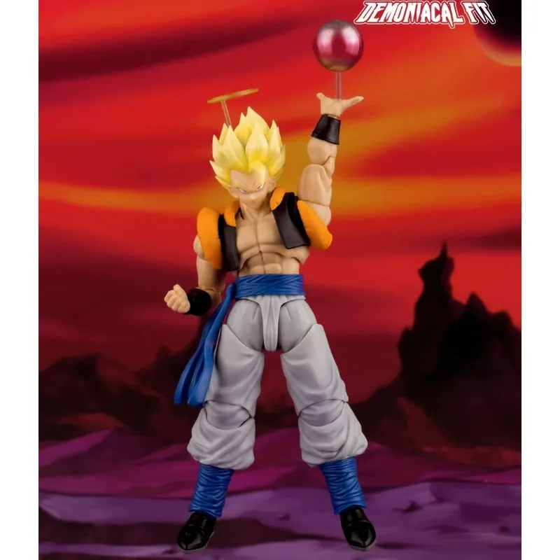 มีสินค้าในสต็อก จัดส่งภายใน 24 ชั่วโมง ฟิกเกอร์โกจิต้า ดีไซน์ Demoniacal Fit จากดราก้อนบอล Z ซูเปอร์ไซย่า บลู ฮีโร่ วอลทซ์ โกจิต้า ท่าเต้น The Supreme Dance อนิเมะ