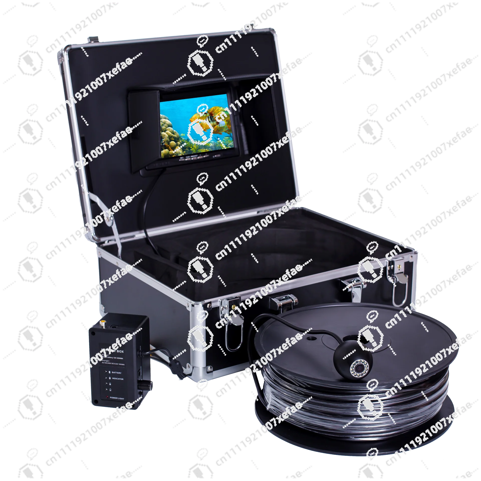 7 inch high definition color LCD 100m high quality  remote underwater fishing