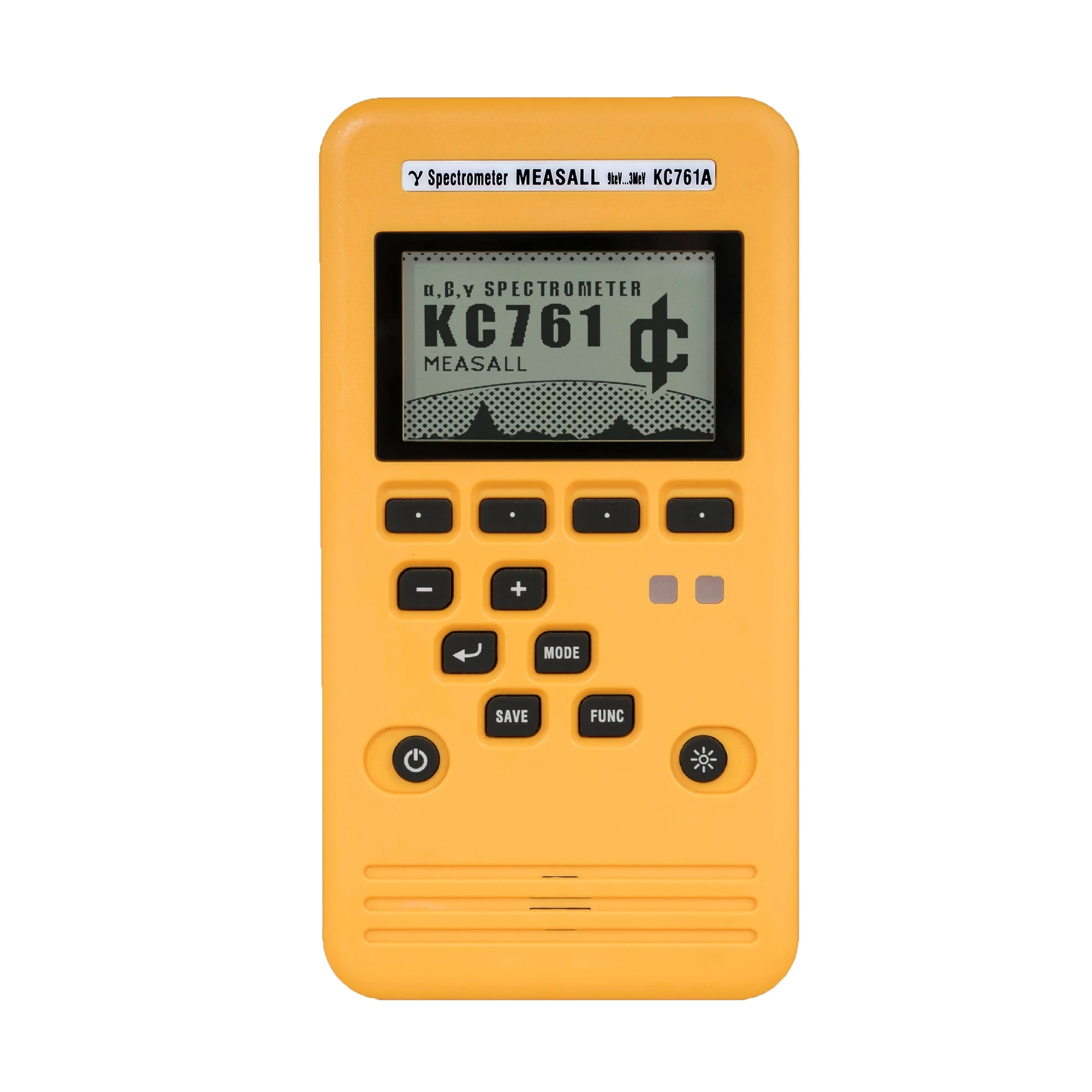 Professional nuclear radiation detection alarm dose nuclide identification cloud remote KC761A handheld energy spectrum analyzer