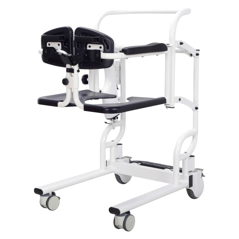 

Wheelchair Commode Electric Patient Lifting Transfer Chair To Toilet For Elderly