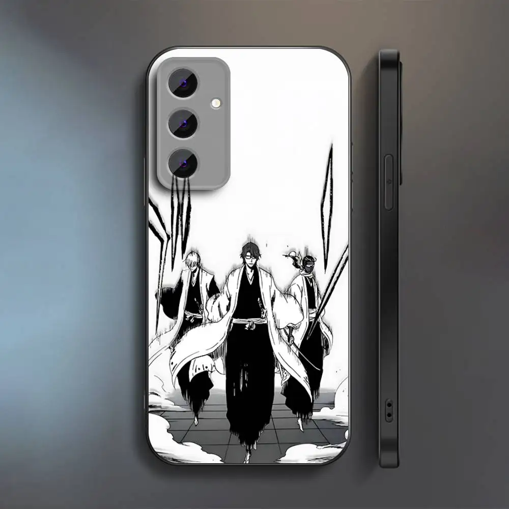 حافظة هاتف Sousuke Aizen B-Bleach لهاتف سامسونج S 25,24,23,22,30,21,10,9,Ultra,Plus,Lite,FE,4,5G حافظة سوداء ناعمة #6