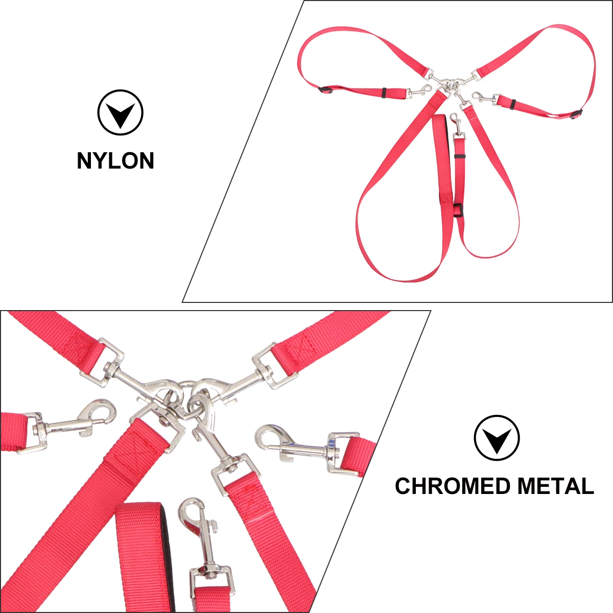 

Pet Training Lead Pet Training Leash Dog Training Lead Dog Training Leash Three Dog Leash Coupler