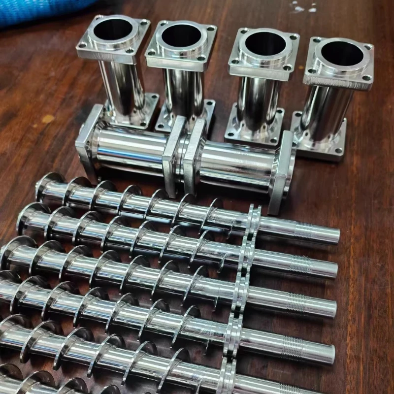 

Injection molding machine screw barrel double alloy wear-resistant corrosion-resistant screw wear-resistant material screw