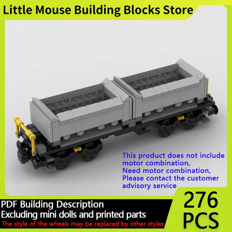 

City Car Model MOC Building Bricks Swiss Open Tipper Wagon Modular Technology Gifts Holiday Assemble Children Toys Suit