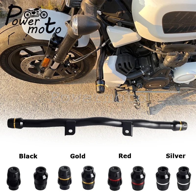 Motorcycle Highway Peg Crash Bar Kit Flat-Out Bar Engine Guard For Harley Sportster S RH1250S 1250 S 2021 2022 2023 Bumper Bars