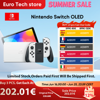 Nintendo Switch OLED Model 7 Inch Screen Joy‑Con Handle Enhanced Audio Adjustable Console Stable TV Mode Video Game