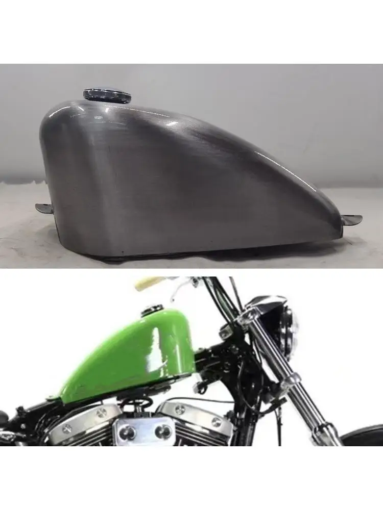 Zbiornik paliwa 7L do motocykli z korkiem wlewu paliwa do Harley-Davidson Sportster XL 883 1200 48 XL1200X 2007-2022 XL1200 883N X48 — zdjęcie 2