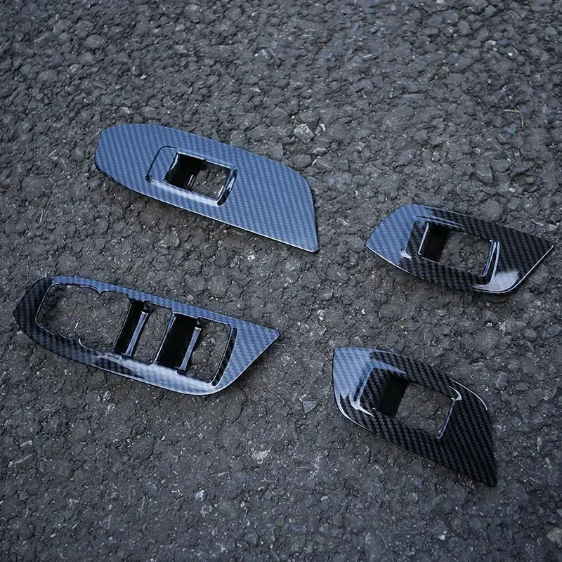 4pcs/set Car Window Lifter Frame Trims Accessories Parts For Chevrolet Equinox 2017 2018 2019 2020 2021 view 4