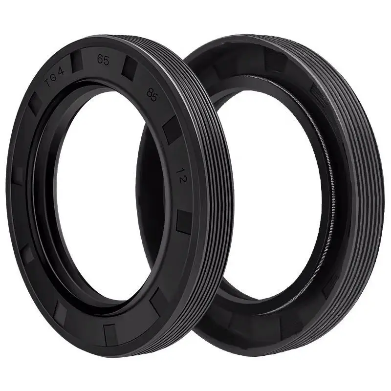 ID14 - 15mm TC/FB/TG4 Skeleton Oil Seal Rings NBR Double Lip Seal For Rotation Shaft OD: 20mm - 48mm Height: 4mm - 10mm