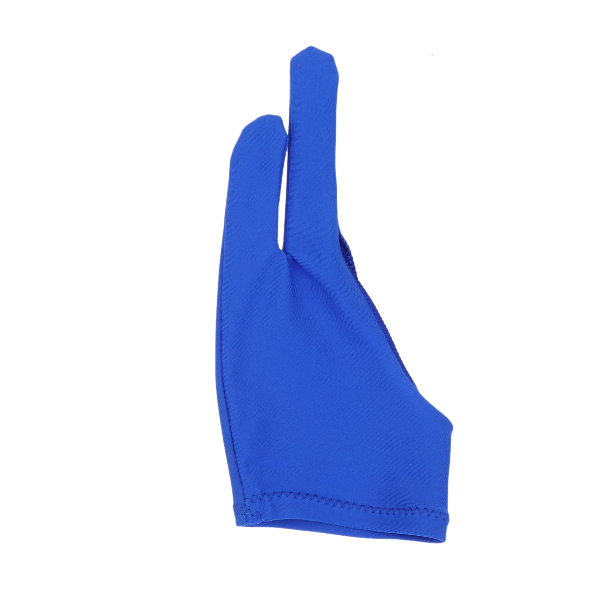 

2Pcs Two Finger Drawing Gloves Artist Spandex Anti-Sweat Protective Sketch Gloves Blue Size L for Graphic Tablet Painting