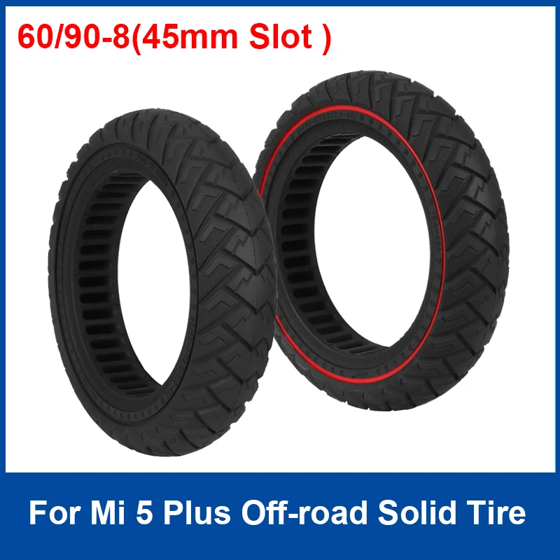 Ulip 60/90-8 Off-road Solid Tire 45mm Slot 12Inch Honeycomb Tires Explosion Proof for Mi 5 Plus Scooter 12.5x2.5 Tyre Replace