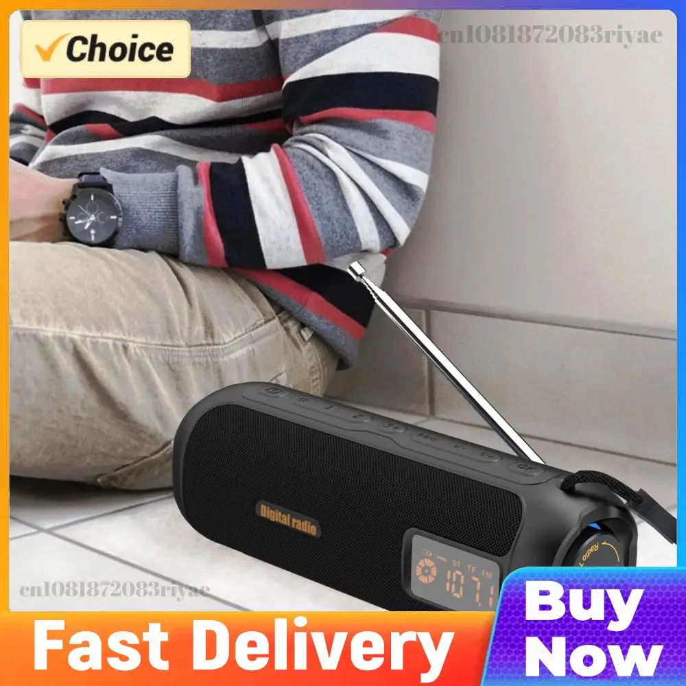 

Беспроводная Bluetooth-колонка с портативным радиоприемником, поддержкой TF-карт, AM/FM-радио, перезаряжаемая, для дома и улицы