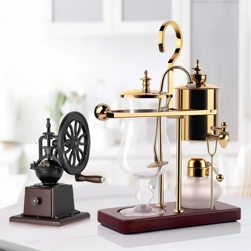 Siphon coffee pot Royal Belgian pot Glass alcohol distillation  Siphon pots Tea coffee pots