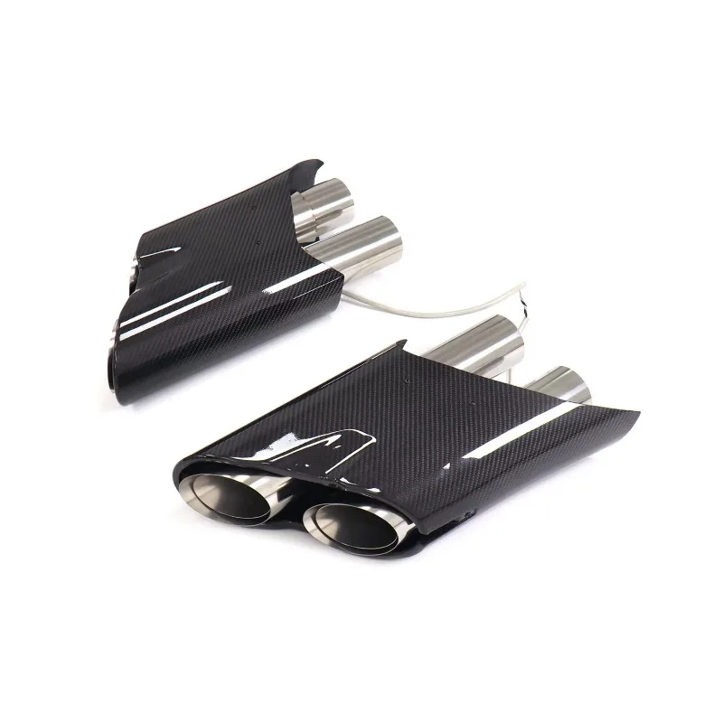 Ouchi Carbon Fiber Material Tips Exhaust for Mercedes Benz G-Class With Brabus Style High Quality Auto Performance Parts
