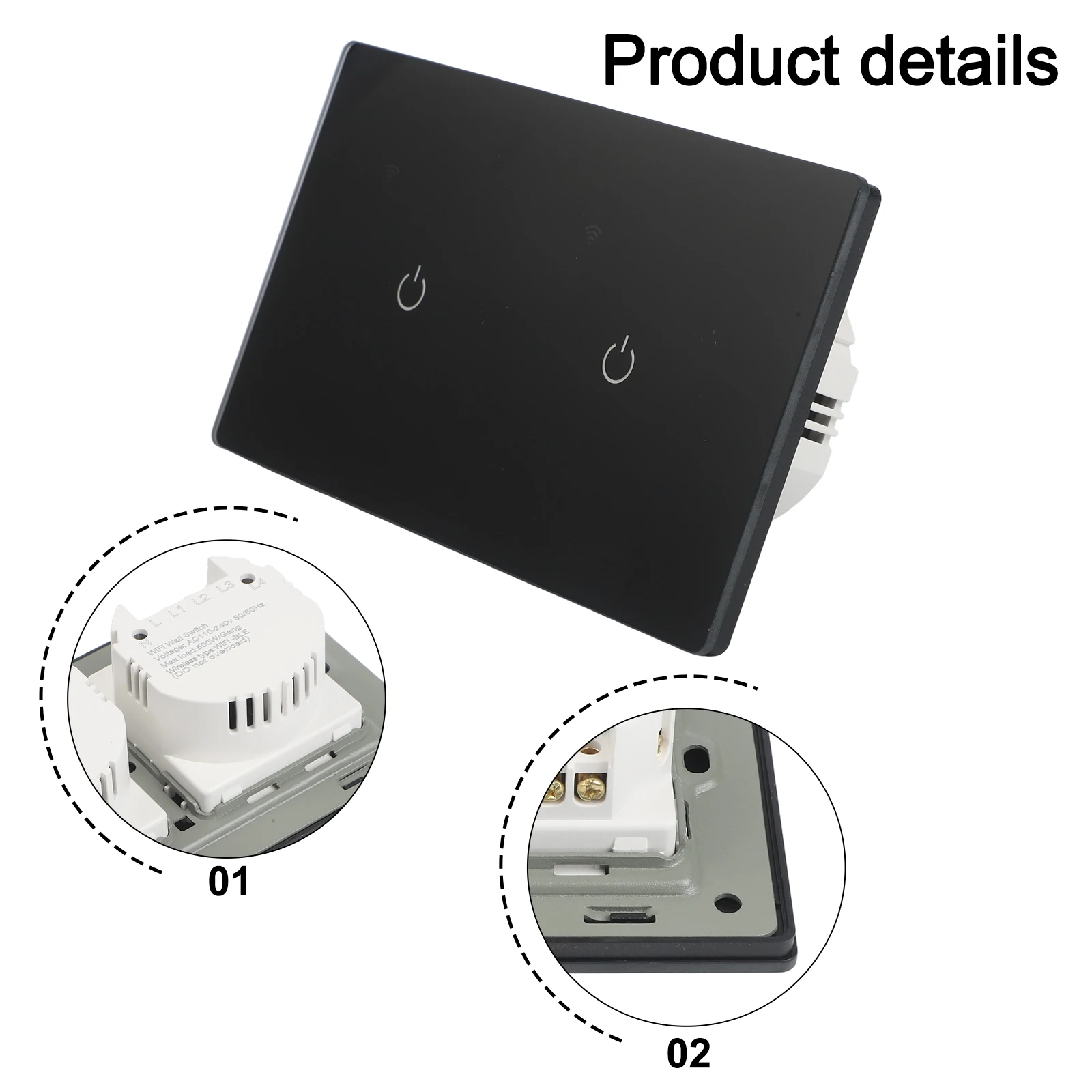 

Home Automation Touch Control Switch 2 Way Touch Switch System Voice Control Switch Voice Activation Feature For Smart Home