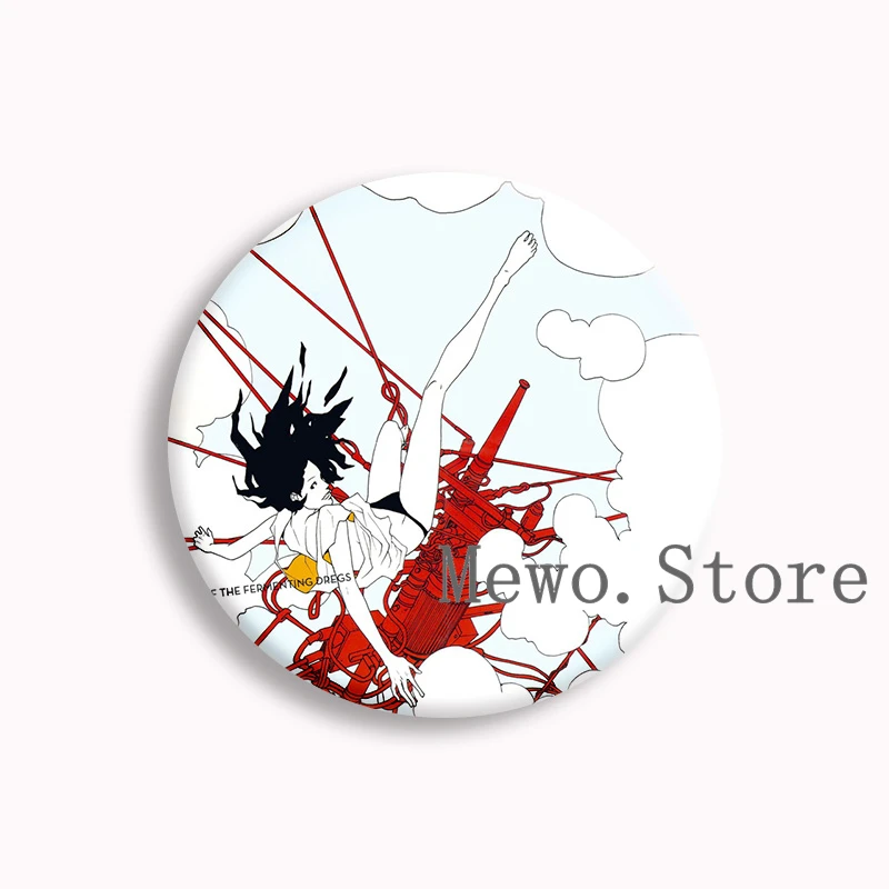 Mass Of Fermenting Dregs Soft Button Pin World Is Yours Album Cover Aesthetic Brooches Badge Bag Decor Fans Collect Friend Gifts