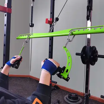 可調式下拉桿,健身房/家用健身器材配件,T型桿划船下拉附件,寬握 10 最佳銷售 健身纜繩附件 - №2
