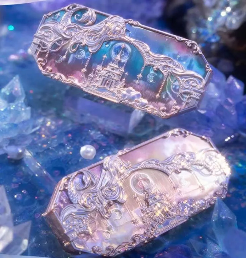 フラワーノウズ 5 色アイシャドウパレットムーンライトマーメイドメイクアップマットシマーカメレオン女性美容アイシャドウフラワーノウズ