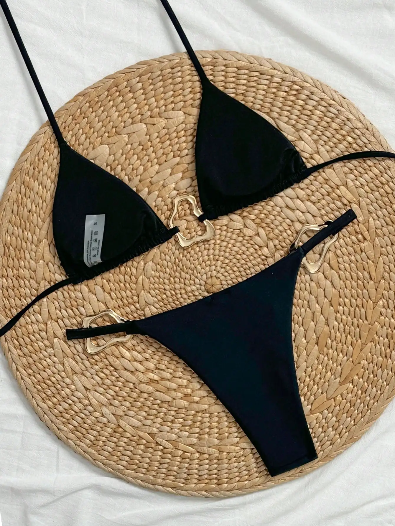 Sexy Rings Micro Bikini 2025 Women Swimsuit Solid Swimwear Thong Bikinis Set Brazilian Beach Wear Bathing Suit Biquini Female