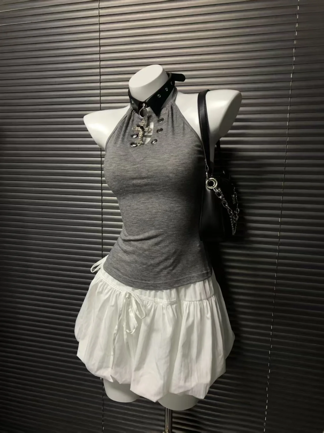 2026 Women Summer Original Cutout Strappy Racerback Top Vintage Vintage Fashion Charming Girl Top