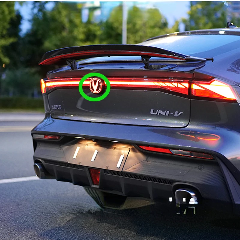 CHANGAN UNIV Rear Lighting Emblem UNI-V Tailgate Logo Modification