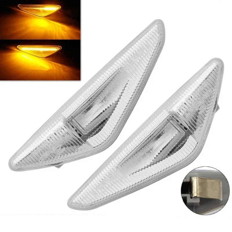 1 Pair Left Right LED Marker Turn Lamp for E70 F25 E71 63137171007 63137171008 Turn Light