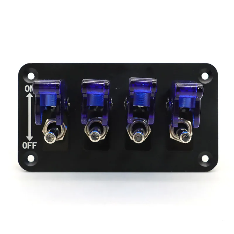 Car modification switch panel RV external power supply ACC accessory power control switch toggle button 4 way