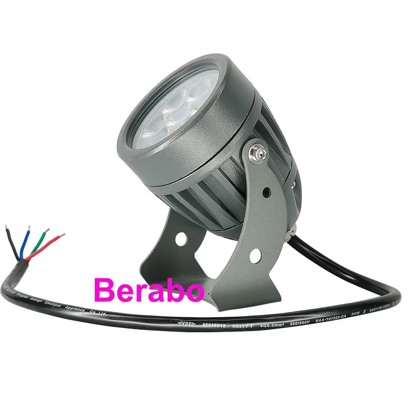 RGB LED Rasenlampe mit externer Steuerung, 21W LED Gartenleuchte, Landschaftslampe mit Erdspieß, wasserdicht, 12V 24V, Wegbeleuchtung, Spotlicht – Detail 5