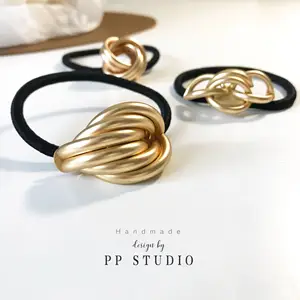 Hochglänzende Metallkrümmungen für Frauen, Elastizbänder, Haarnäher, Grundnahrungsmittel, Haarbandzubehör, koreanische Mode 6 Hauptverkaufshaar Chuquinha - №4