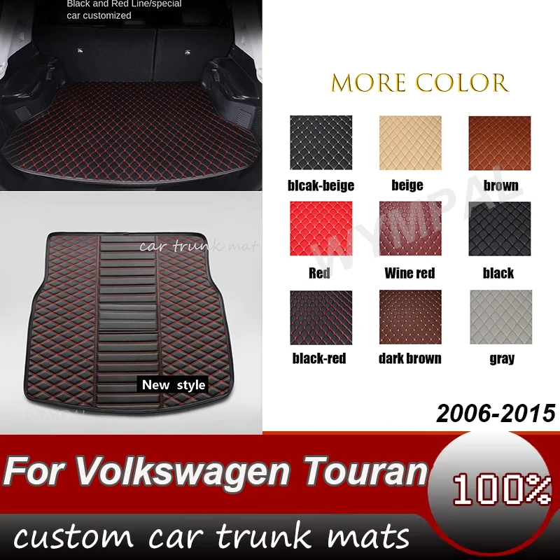 

Car Trunk Mat For Volkswagen Touran 5-Seat 2006 2007 2008 2009 2010 2011 2012 2013 2014 2015 Carpet Cover